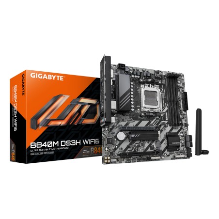 GIGABYTE B840M DS3H WIFI6 Micro ATX AM5 AMD B840 - High-Performance Motherboard for Next-Gen Gaming!